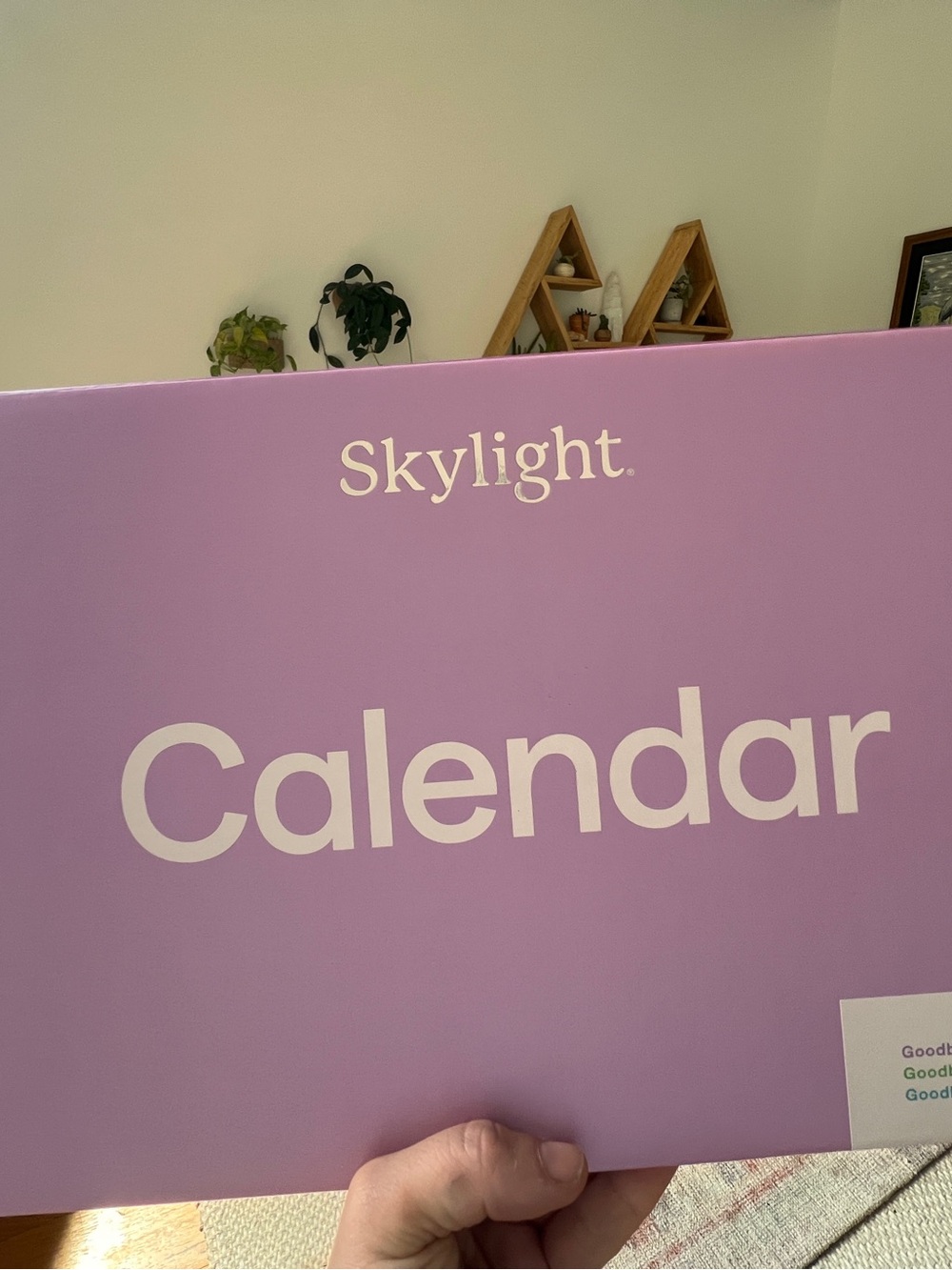 -NEW SEALED Skylight Calendar 10” Classic White Digital Family Calendar